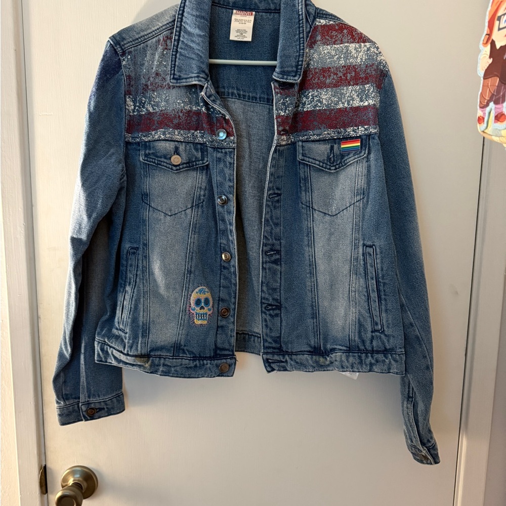 Captain Marvel Denim Jacket